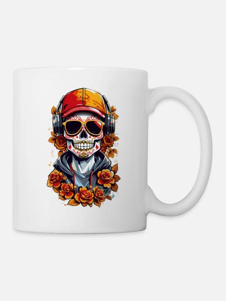 Sugar Skull - Mug - white