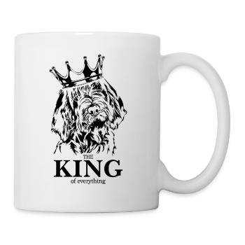 Spinone Italiano Roi de tout Chiens Wilsigns - Mug blanc - blanc - Droite