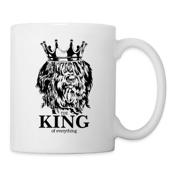 Briard Roi de tout Chiens Chien Wilsigns - Mug blanc - blanc - Droite