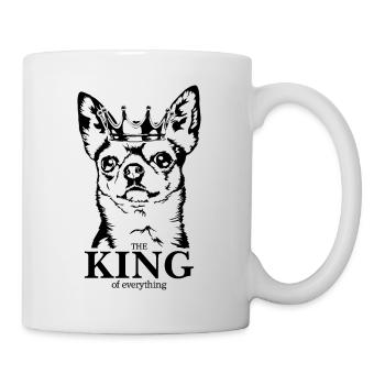 Chihuahua Roi de tout Chiens Chien Wilsigns - Mug blanc - blanc - Droite