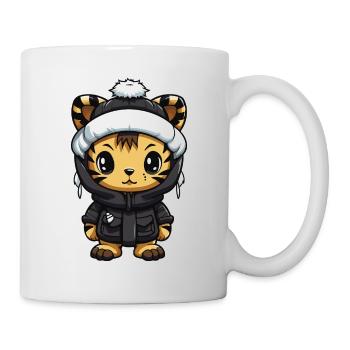 Bande dessinée Tiger Winter - Mug blanc - blanc - Droite
