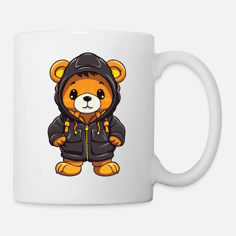 Bär Winter Comic Niedlich - Tasse - Weiß
