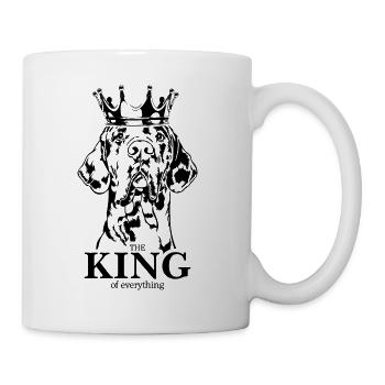 Great Dane King of everything Dog Wilsigns - Mug - white - Right