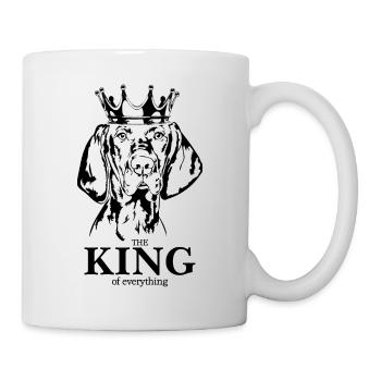 Magyar Vizsla Roi de tout Chiens Wilsigns - Mug blanc - blanc - Droite