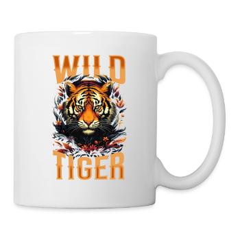 Tiger, Tiger Head, Big Cat, Predator, Wild, Strong - Mug - white - Right