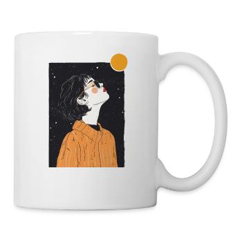 Head in the Moon - Mug - white - Right