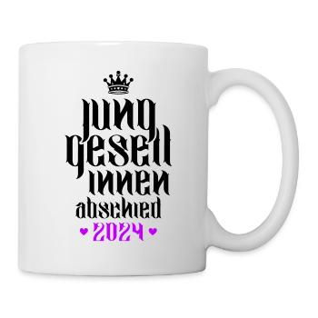 Enterrement de vie de garçon 2024 enterrement de vie de jeune fille - Mug blanc - blanc - Droite