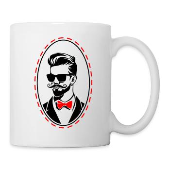 Marié enterrement de vie de garçon - Mug blanc - blanc - Droite