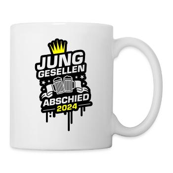 Junggesellen Abschied 2024 - Tasse - Weiß - Rechts