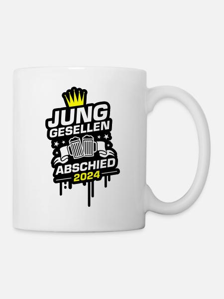 Junggesellen Abschied 2024 - Tasse - Weiß