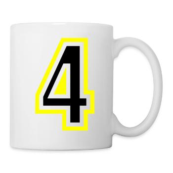 4 Number College - Mug - white - Right