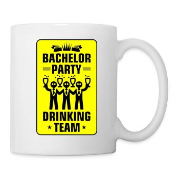 Enterrement de vie de garçon Équipe de beuverie Jga - Mug blanc - blanc - Droite