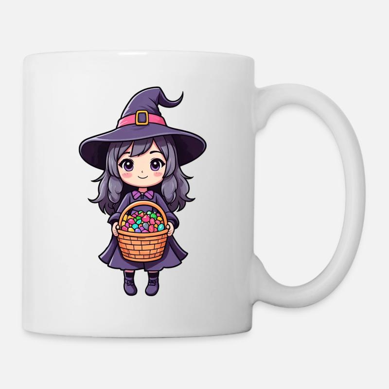 Cute witch girl - Mug - white