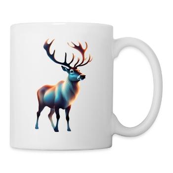 Cool aussehendes Rentier-Design - Tasse - Weiß - Rechts