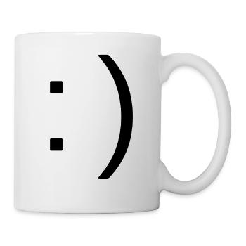 Smile - Tasse - Weiß - Rechts