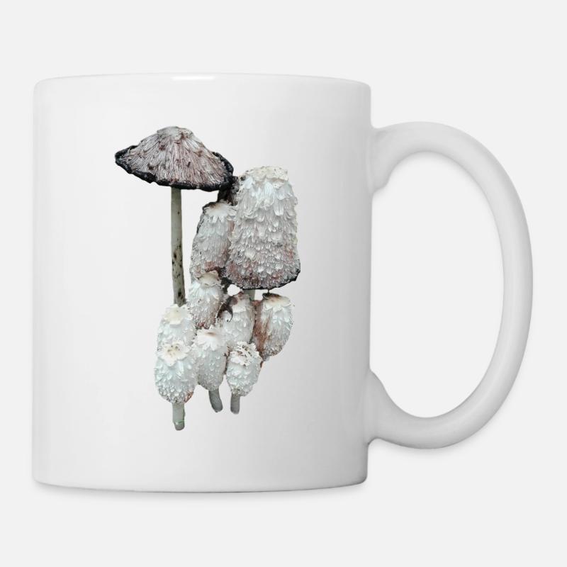 Shaggy Forest Pilze - Tasse - Weiß