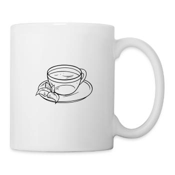 Tee Geschenk Zitrone Tasse Teebeutel Geschenkidee - Tasse - Weiß - Rechts