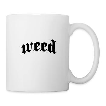 WEED LOGO MARY JANE CANNABIS - Mug blanc - blanc - Droite