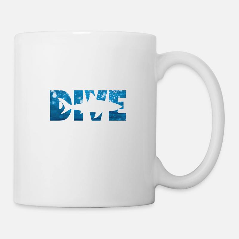 Dive Shark - Mug blanc - blanc