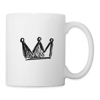 Crown Queen King Sketch - Mug - white - Right