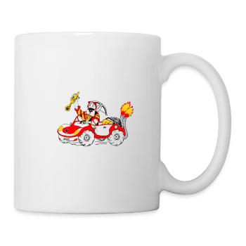 Auto, Wiltsch, Motor, Sport, Frech, Schweiz, art - Tasse - Weiß - Rechts