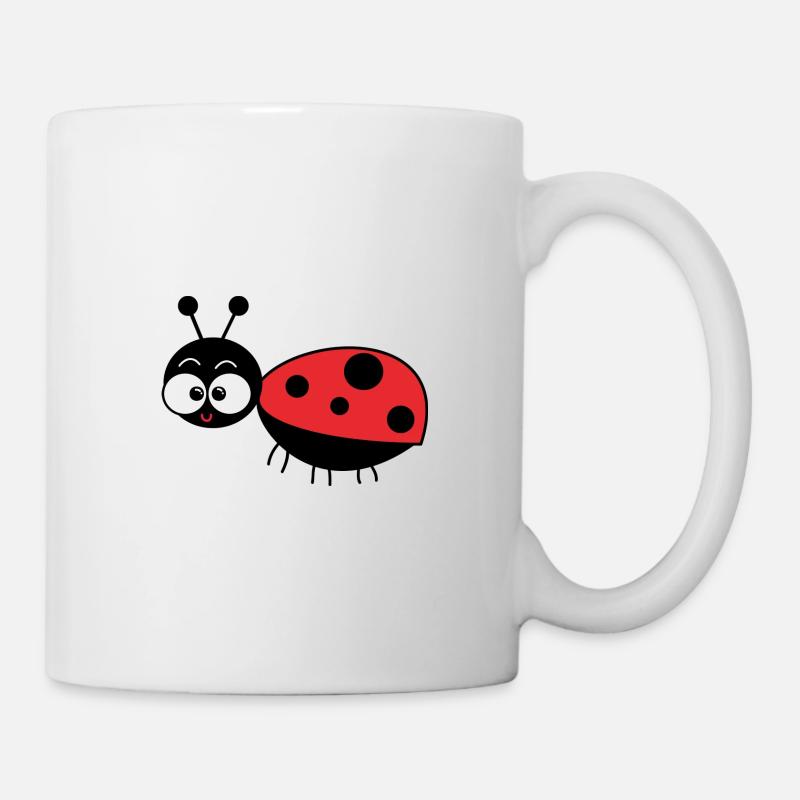 Marienkäfer - Tasse - Weiß
