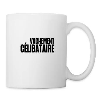 vachement célibataire - Mug blanc - blanc - Droite