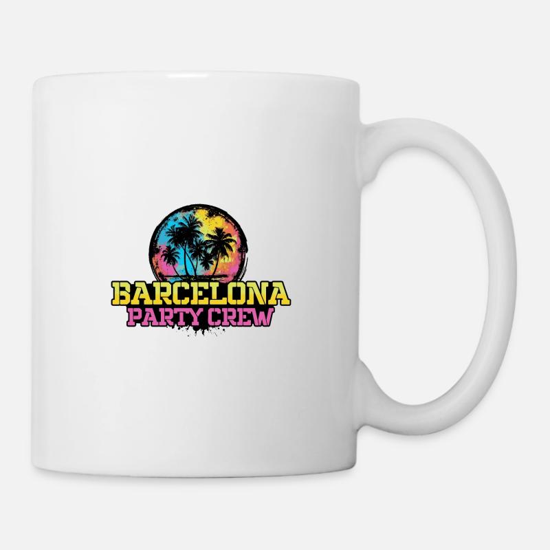 L’équipe de Barcelona Party Crew - Mug blanc - blanc
