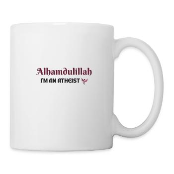 Alhamdulillah I am an atheist - Mug - white - Right