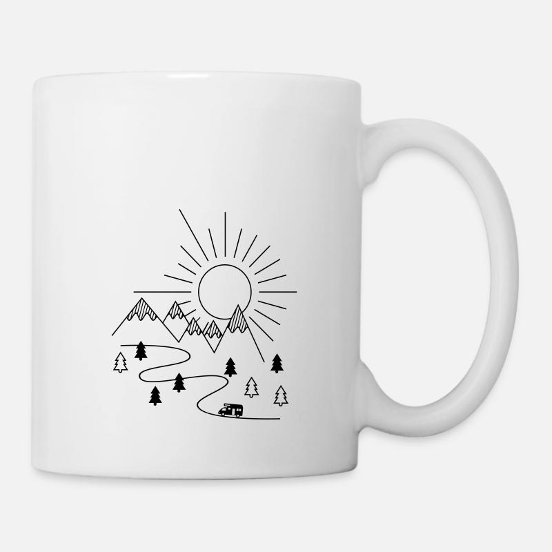 Wohnmobil - Tasse - Weiß