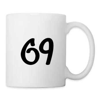 69 - Tasse - Weiß - Rechts