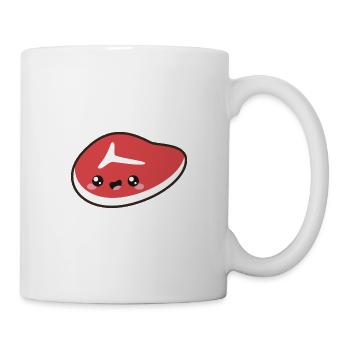 Cute steak - Mug - white - Right