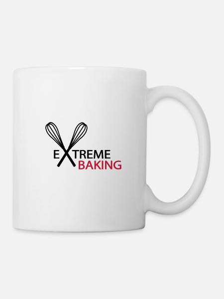 backen - Tasse - Weiß
