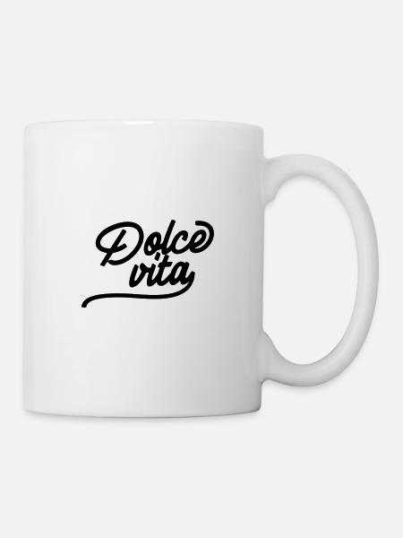 Dolce vita - Mug blanc - blanc