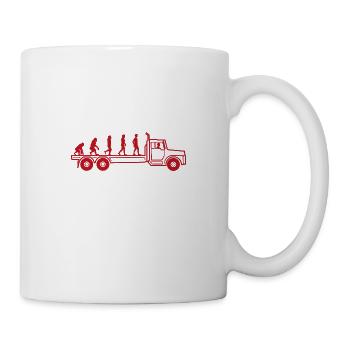 Evolution Truck Driver Professional Driver Gift - Mug - white - Right