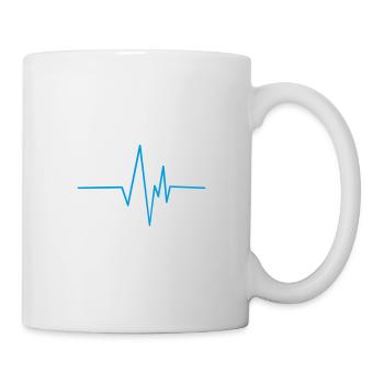 Line Heart Line Heart - Mug - white - Right