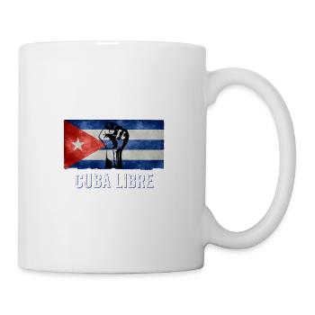 Patria Y Vida - Viva Cuba Libre SOS Cuba - Mug - white - Right