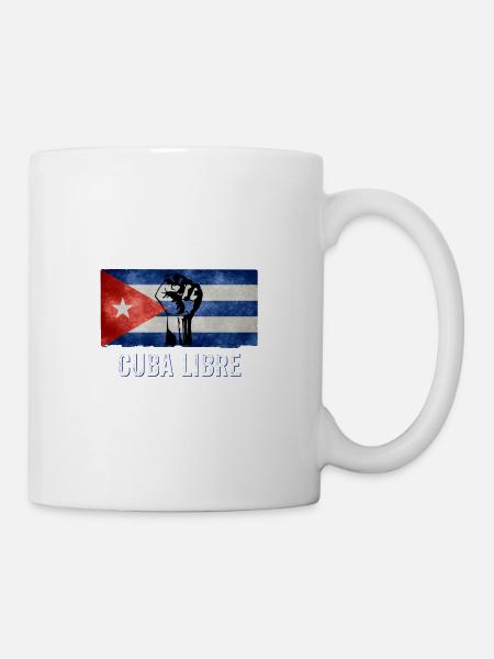 Patria Y Vida - Viva Cuba Libre SOS Cuba - Tasse - Weiß