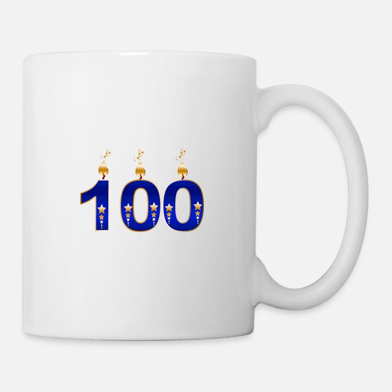 100. Geburtstag - Tasse - Weiß