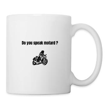 Sprichst du Biker? - Tasse - Weiß - Rechts