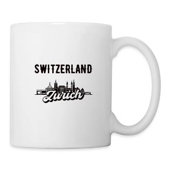 Zurich Suisse Cadeau de Noël - Mug blanc - blanc - Droite