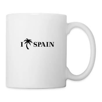 I LOVE SPAIN Idée cadeau Espagne Palm Espagnol - Mug blanc - blanc - Droite