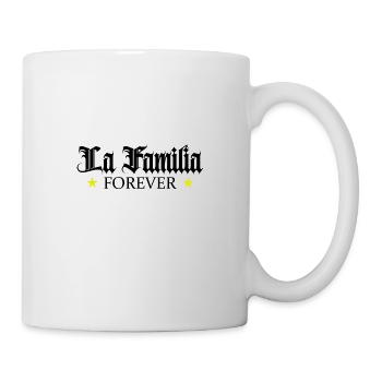 “Familia” die Familie, Das einzige was Zählt - Tasse - Weiß - Rechts