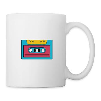 Kassette - Tasse - Weiß - Rechts
