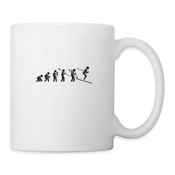 Evolution Ski Black Grunge - Tasse - Weiß - Rechts