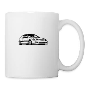 we love EG6 hatchback - Tasse - Weiß - Rechts