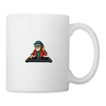 DJ Opa - Tasse - Weiß - Rechts