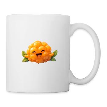 Fröhliche Moltebeere - Geschenk des Weiten Nordens - Tasse - Weiß - Rechts