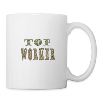 Top Worker  - Tasse - Weiß - Rechts