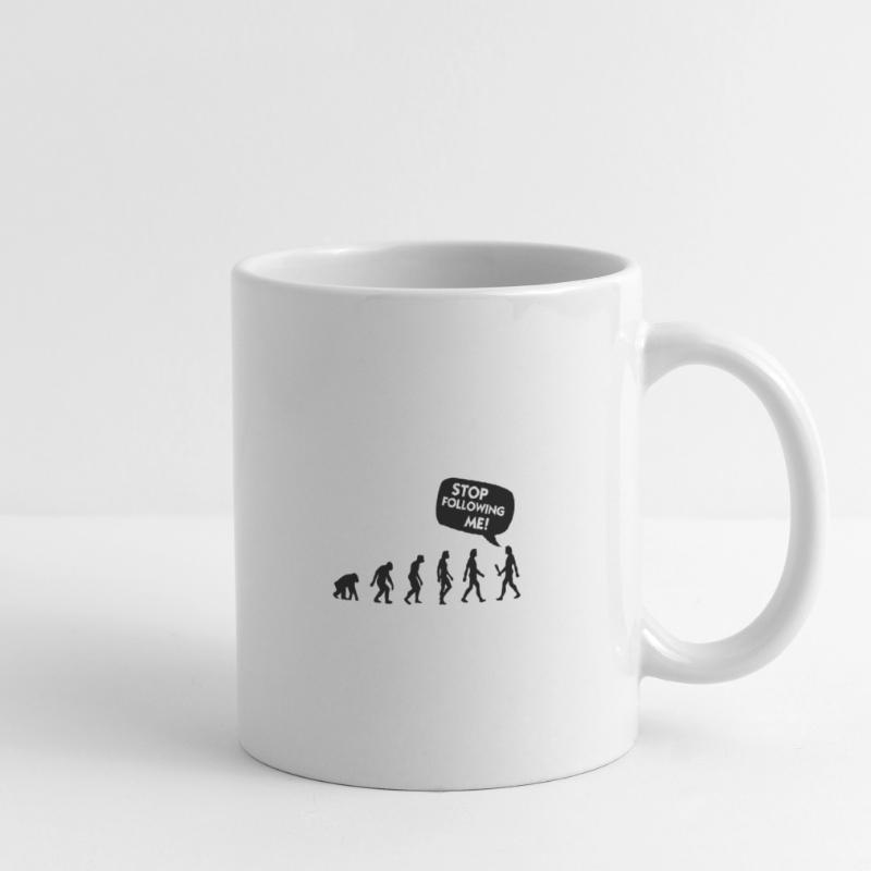 L évolution d'un harceleur Mug blanc